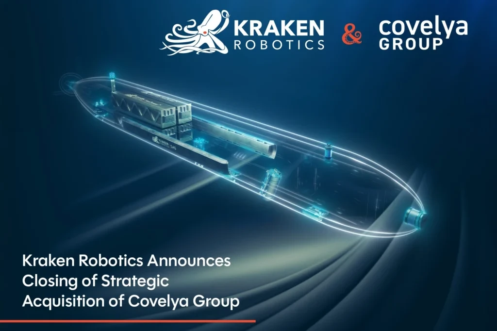 Kraken Robotics Announces Closing of Strategic Acquisition of Covelya Group