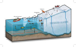 Tidewater glacier