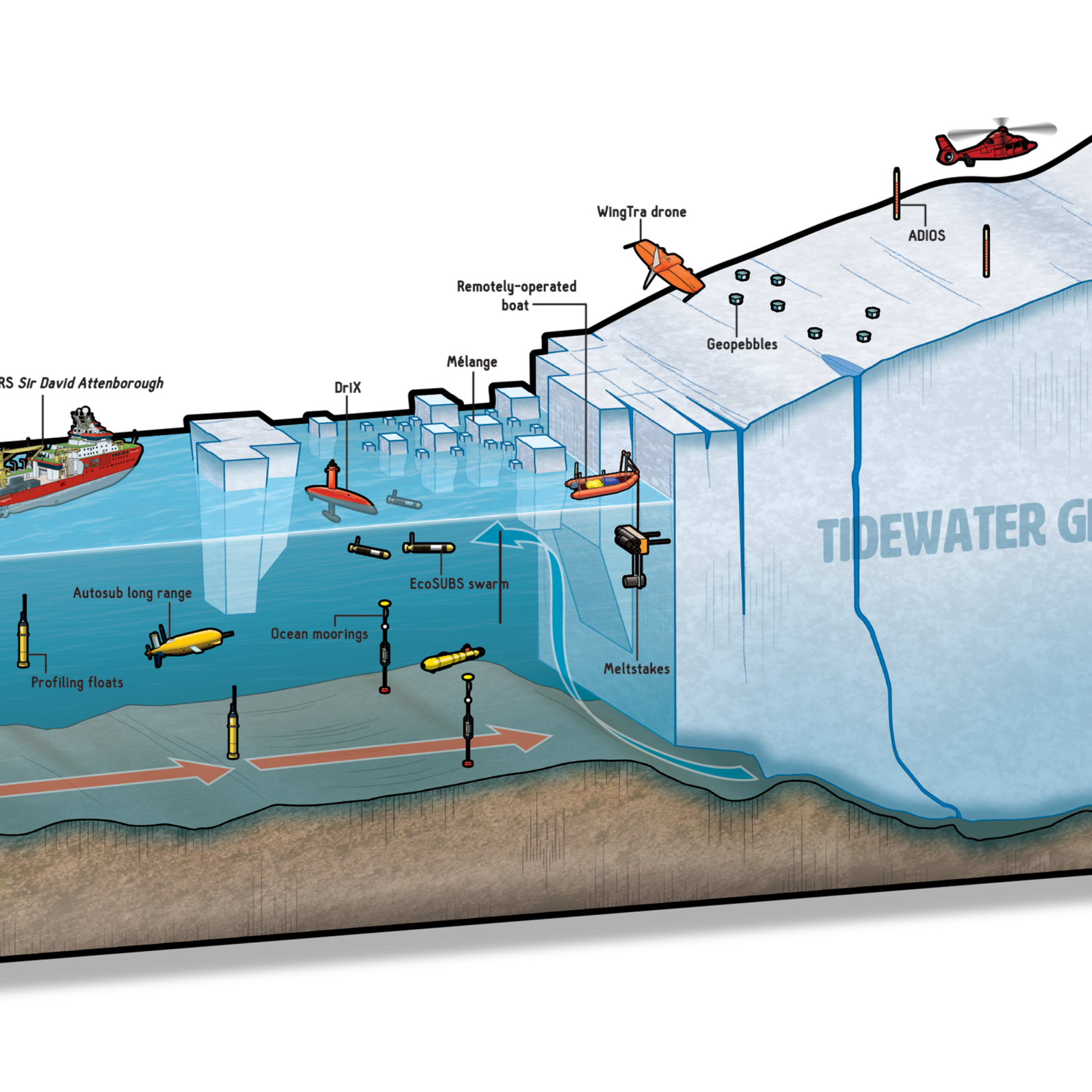 Tidewater glacier